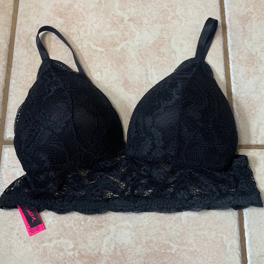 Pop Sugar Large Black Push-up Bra